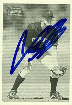 77088 Lance Niekro Autographed Baseball Card San Francisco Giants 2001 Bowman Heritage Rookie No .289
