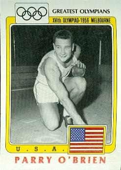 85157 Parry O Brien Greatest Olympians Card Shot Put 1983 Topps No .32