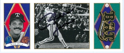 85246 Richie Zisk Autographed Baseball Card Texas Rangers 1993 Upper Deck All Time Heroes No .130