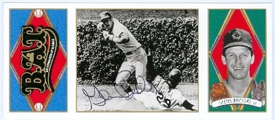 85249 Glenn Beckert Autographed Baseball Card Chicago Cubs 1993 Upper Deck All Time Heroes No .8