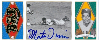 85250 Monte Irvin Autographed Baseball Card New York Giants 1993 Upper Deck All Time Heroes No .71