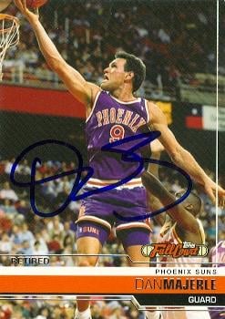 87037 Dan Majerle Autographed Basketball Card Phoenix Suns 2006 Topps Full Court No .95