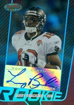 87780 Larry Brackins Autographed Football Card Pearl River Cc 2005 Bowmans Best Rookie No .148