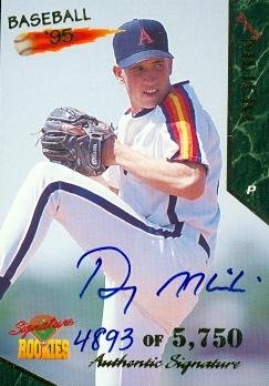 88241 Doug Mlicki Autographed Baseball Card Minor League 1995 Signature Rookies No .37