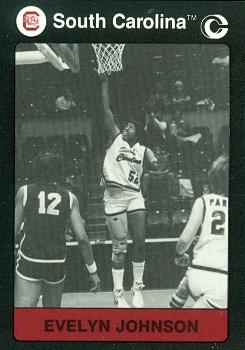 97087 Evelyn Johnson Basketball Card South Carolina 1991 Collegiate Collection No. 190