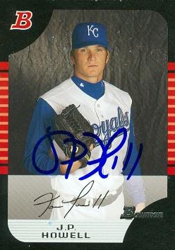 97520 J. P. Howell Autographed Baseball Card Kansas City Royals 2005 Bowman Rookie No. Bdp9
