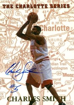 103381 Charles Smith Autographed Basketball Card New Mexico 1997 Genuine Article Inc No. Mp16 Rookie