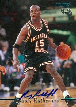 103443 Randy Rutherford Autographed Basketball Card Oklahoma State 1995 Classic Rookie