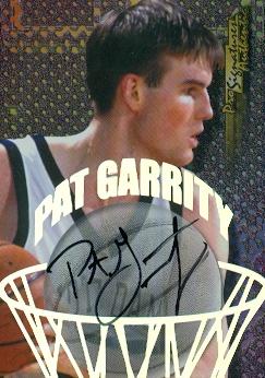103447 Pat Garrity Autographed Basketball Card Notre Dame 1998 Collectors Edge No. 14 Rookie