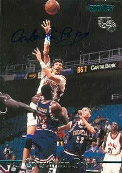 103462 Constantin Popa Autographed Basketball Card Miami 1995 Classic Rookie