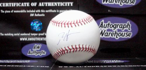 103487 Rich Harden Autographed Baseball Mlb Hologram