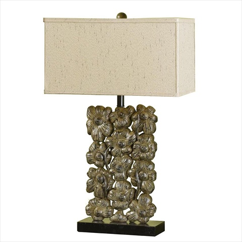 Bo-2042 150 W 3 Way Resin Floral Table Lamp