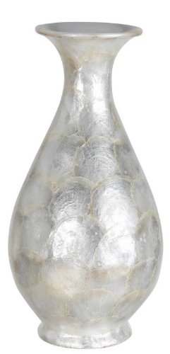 Genuine Seashell Vase, Small