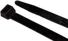 Ultraviolet Black Nylon Cable Ties 250lb 21.6 3 In. Pack Of 100