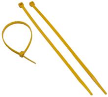 Yellow Nylon Cable Ties 50lb 8 In. Pack Of 100