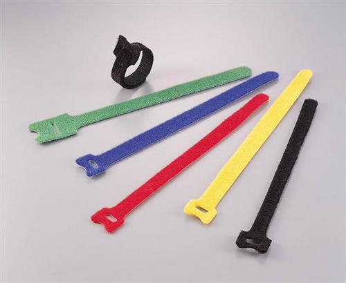 Self Stick Cable Ties Hook And Loop Fasteners 8.2 5 In. Red, Pack Of 10