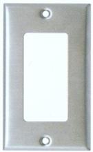 Stainless Steel Metal Wall Plates 1 Gang Decorator - Gfci
