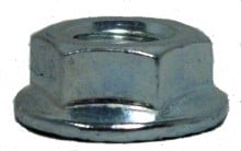 30670 Flanged Hex Nuts 0.25-20, Pack Of 100