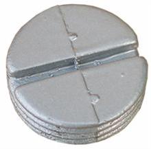 37510 Hole Plugs 0.5 In. Gray, Pack Of 10