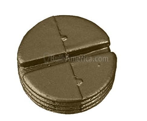 37524 Hole Plugs 0.7 5 In. Bronze, Pack Of 10