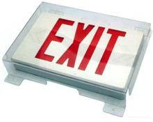 73090 Polycarbonate Vandal - Enviromental Shield Guard Exit For Use With Exit Lights And Cast Aluminum Exit Lights