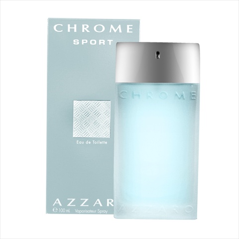 - M Azzaro Chrome Sport For Men 3.4 Oz. Eau De Toilette Spray By Azzaro