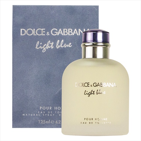 P And G Men Light Blue For Men 4.2 Oz. Eau De Toilette Spray By Dolce And Gabbana