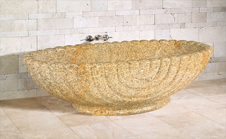 Tof-73 Bath, Mojave Gold Polished