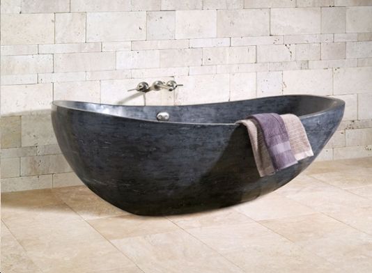 Bath, Black Lava Honed
