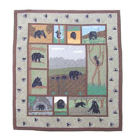 Qqbcty Bear Country, Quilt Queen 85 X 95 In.