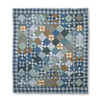 Thch9p Chambray Nine Patch, Throw 50 X 60 In.