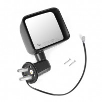 Heated Power Mirror Right Black 11-14 Jeep Wrangler Heated Power Mirror Right Black 11-14 Jeep Wrangler