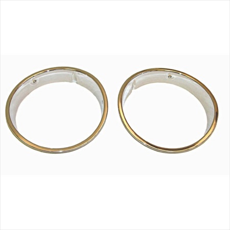 Headlight Bezels Chrome 97-06 Jeep Wrangler Headlight Bezels Chrome 97-06 Jeep Wrangler