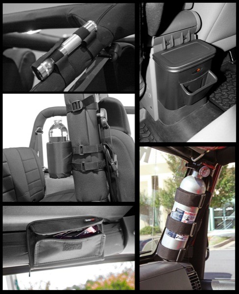 Rugged Ridge 12496.15 Interior Storage Kit Black 07-10 Jeep Wrangler JK Rugged Ridge 12496.15 Interior Storage Kit Black 07-10 Jeep Wrangler JK