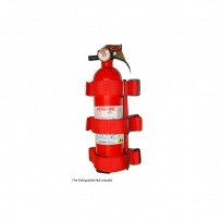 Sport Bar Fire Extinguisher Holder Red 55-14 Jeep CJ And Wrangler Sport Bar Fire Extinguisher Holder Red 55-14 Jeep CJ And Wrangler