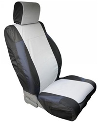 Polycanvas Custom Seat Covers Black And Gray Jk 07-12 Polycanvas Custom Seat Covers Black And Gray Jk 07-12