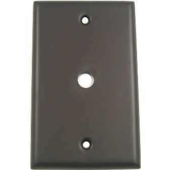 Oil Rubbed Bronze Single Cable Switch Plate