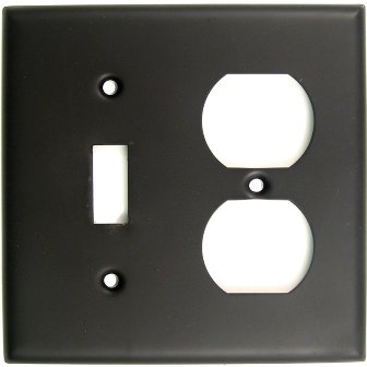 Oil Rubbed Bronze Double Switch And Recap Switch Plate