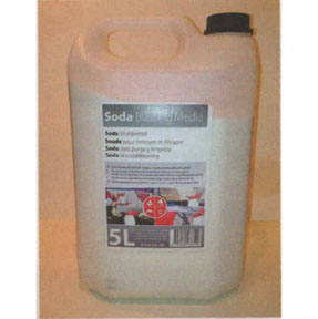 145151 Soda Blasting Media, 5l Bottle