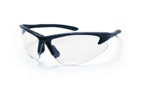 540-0600 Db2 Eyewear - Clear Lens, Black Frame W Polybag