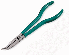 Sk Hand Tool 17831 7 In. Extra Long 45 Degree Angle Needle Nose Pliers