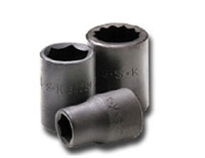 Sk Hand Tool 34020 0.5 In. Drive, 6-point Standard Fractional Impact Socket - 0.6 3 In.
