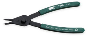 Sk Hand Tool 7640 Straight Tip Convertible Retaining Ring Pliers