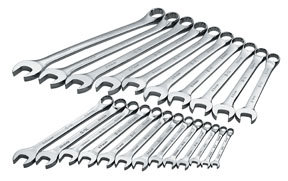Sk Hand Tool 86225 Wrench Comb Full Pol 23pc Met