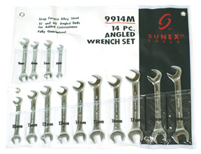 9914m 14pc Ang Mtr Wrench Set
