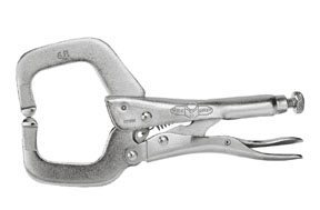 6r Locking Clamp With Regular Tips, 6 In. To 150 Mm.
