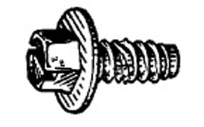 W & E Sales 2446 License Plate Screw.25 in. to 14 X 0.63 Package Of 50 W & E Sales 2446 License Plate Screw.25 in. to 14 X 0.63 Package Of 50