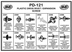 Pd121 Plastic Drive Rivet - Expansion Screw
