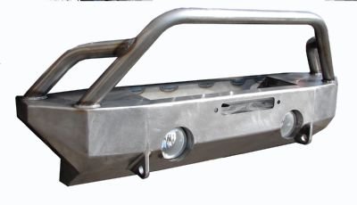 M.O.R.E. JFB501 Stubby Front Bumper With Tube Work 2007-Current Jk Bare Steel M.O.R.E. JFB501 Stubby Front Bumper With Tube Work 2007-Current Jk Bare Steel