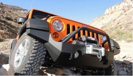 M.O.R.E. JFB504PC 2007-Current Jk Full Width Bumper For Factory Fenders Powder Coated Textured Black M.O.R.E. JFB504PC 2007-Current Jk Full Width Bumper For Factory Fenders Powder Coated Textured Black